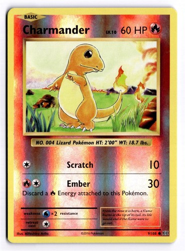 Charmander reverse holofoil - charmander,